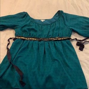 Anthropologie Silky Peasant Blouse